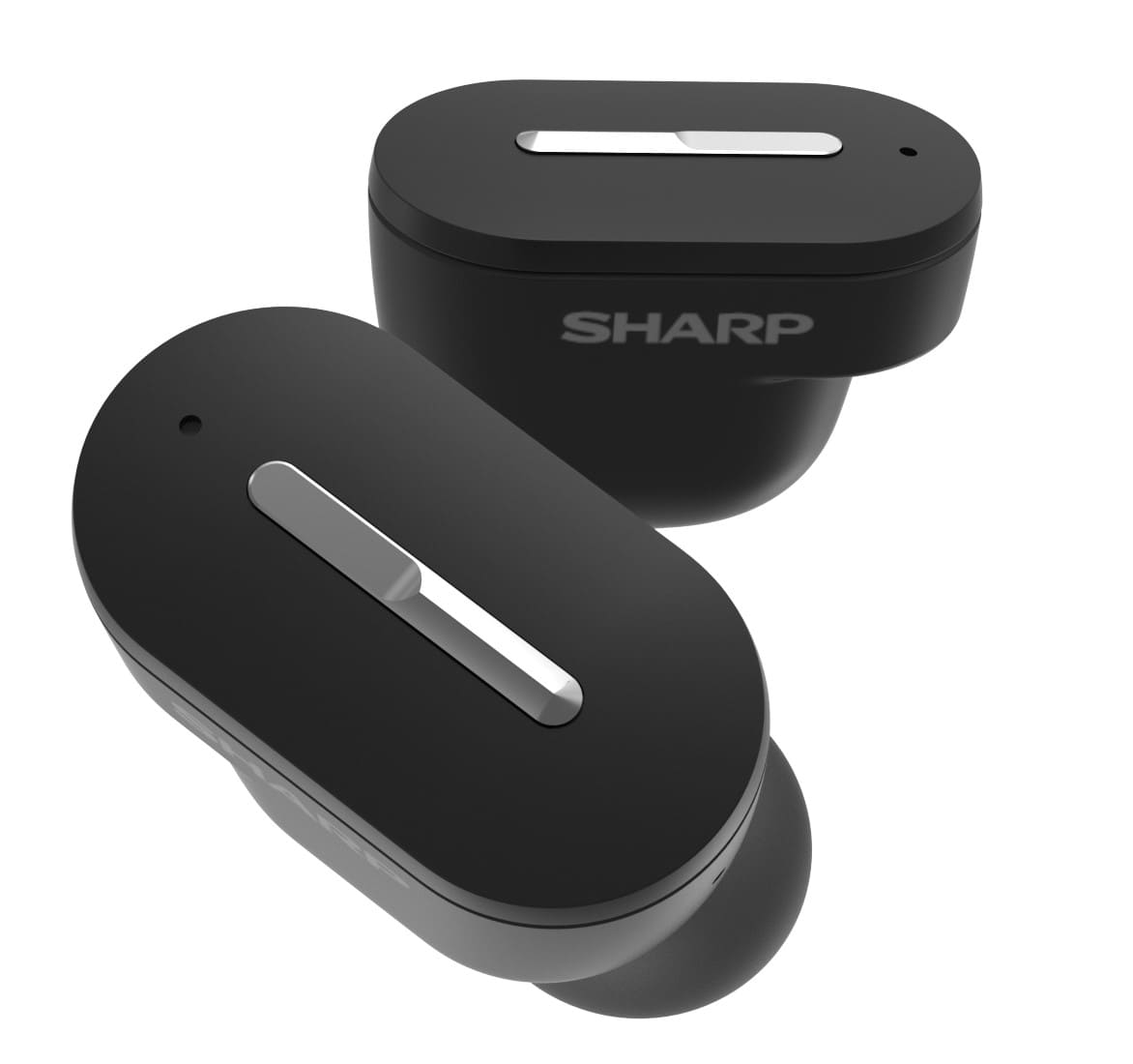 SHARP 耳あな型補聴器 メディカルリスニングプラグ OTC補聴器 ブラック イヤホン型補聴器 MH-L1-B 管理医療機器