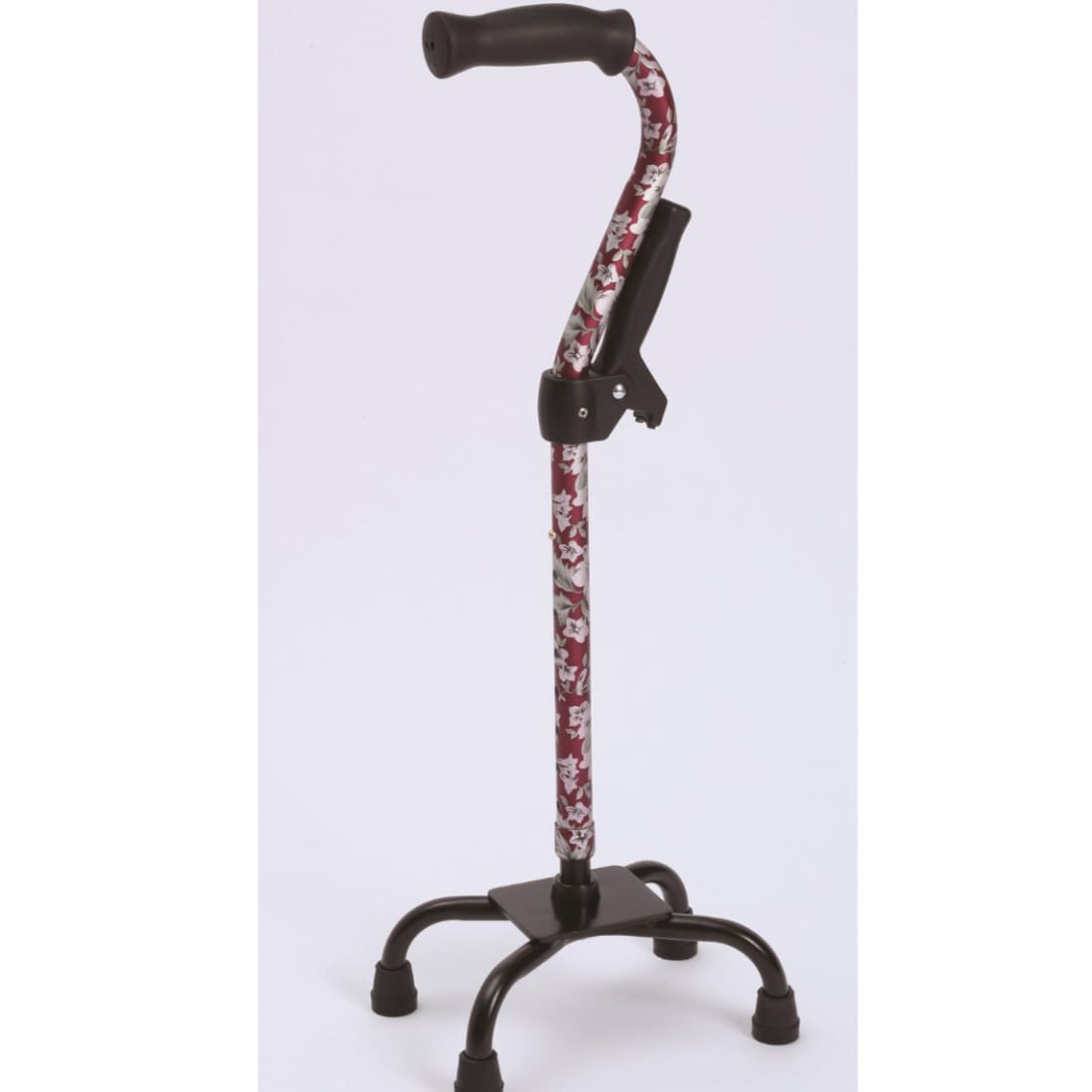 立ち座りがしやすい補助グリップ付四点杖です ・四点で支えるため、歩行時にバランスが取りやすく接地面が広くなり、安定した歩行を支えます。 ・折畳式の補助グリップ付で立ち座り時に両手を使うことができ、腰・膝への負担が軽減します。 材質 シャフト:アルミニウム グリップ:エラストマー 脚部:アルミニウム 替えゴム:合成ゴム 補助グリップ:ナイロン サイズ 約64〜82cm伸縮 (8段階調節・2.5cmピッチ) ベース部: 幅22.0X奥行15.0X高さ8.0cm類似商品はこちらフジホーム 四点杖補助グリップ付 木目ブラウン7,450円ウエルケアバンク モア四点杖 ブラック L W5,900円島製作所 オールアルミクォッドケイン おしゃれ5,580円ユーバ産業 四点前後可動・固定式2ウェイステッ12,000円島製作所 アルミMIX四点可動式スモールタイプ8,700円ユーバ産業 四点前後可動・固定式2ウェイステッ12,000円ユーバ産業 四点前後可動・固定式2ウェイステッ12,000円ユーバ産業 四点前後可動・固定式2ウェイステッ12,000円ユーバ産業 四点前後可動・固定式2ウェイステッ12,000円新着商品はこちら2024/5/15杖やすめ リーフ640円2024/5/10EAR BAND-IT 水泳用ヘッドバンド イ1,980円2024/5/6クイックエイド乾燥セット4,800円再販商品はこちら2024/5/20クリロン化成 BOS非常用臭わないトイレセット1,750円2024/5/20ウェルファン 夢ライフステッキ 伸縮型 ブラウ1,750円2024/5/20ウェルファン 夢ライフステッキ スリムネック 7,100円2024/05/20 更新四点杖補助グリップ付き■商品の特徴立ち座りがしやすい補助グリップ付四点杖です・四点で支えるため、歩行時にバランスが取りやすく接地面が広くなり、安定した歩行を支えます。・折畳式の補助グリップ付で立ち座り時に両手を使うことができ、腰・膝への負担が軽減します。仕様販売元フジホーム材質シャフト:アルミニウムグリップ:エラストマー脚部:アルミニウム替えゴム:合成ゴム補助グリップ:ナイロンサイズ約64〜82cm伸縮(8段階調節・2.5cmピッチ)ベース部: 幅22.0X奥行15.0X高さ8.0cm重量約640g生産国台湾