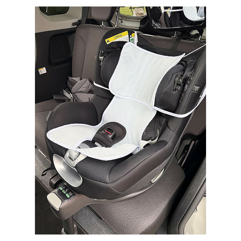 赤ちゃん ベビー用品 ひんやりグッズ 暑さ対策 接触冷感 ひんやりサラッと チャイルドシートパッド 2