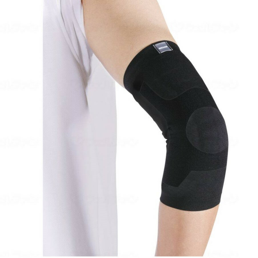 日本シグマックス メディエイドサポーター すっきりフィット ヒジ 黒 L 305203のサムネイル