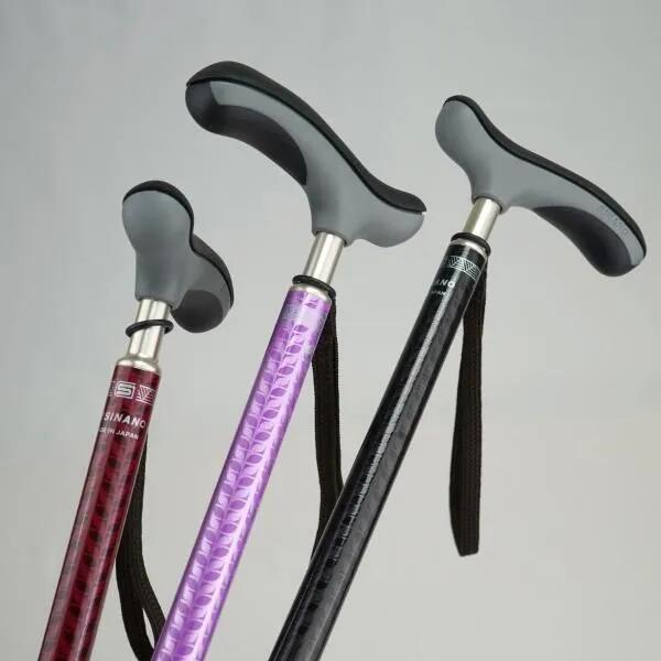 シナノ 抗ウイルス楽ーダ 伸縮 伸縮杖 ステッキ 歩行グッズ、握りやすい シンプル 高齢者 シニア 介護用品 歩行杖プレゼント ギフト...
