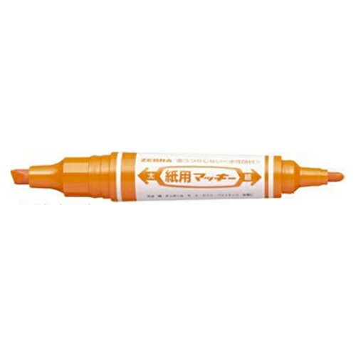 Rakuten - ゼブラ　紙用マッキー　1．4〜1．7mm・5．6mm　オレンジ 【WYT5-OR】