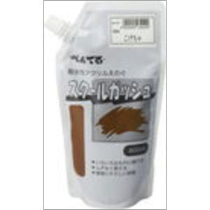 ぺんてる　スクールガッシュ　単色（こげちゃ） 【WXGT09】