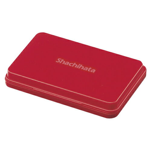 シヤチハタ　シヤチハタ　スタンプ台　中型　赤 【HGN-2-R】