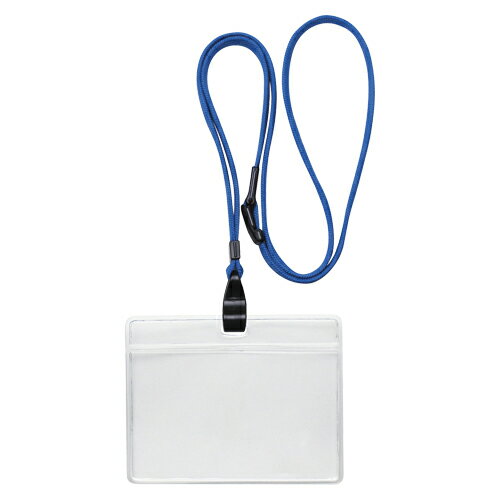 ソニック　吊下げ名札　エコノミータイプ（青） 【NF-482-B】