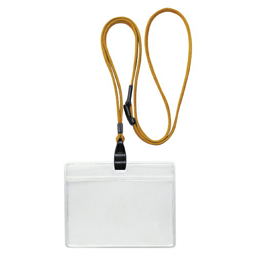 ソニック　吊下げ名札　エコノミータイプ（黄） 【NF-482-Y】