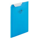 リヒトラブ AQUA DROPs クリップファイル A5判タテ型(青) 【F-5065-8】