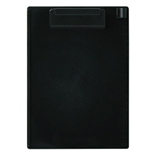 オープン　クリップボード　再生ABS樹脂製　B6判タテ型（黒） 【CB-400-BK】