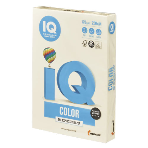 伊東屋　バイオトップカラー　A4判　250枚入　120g／m2（バニラ） 【BT730】