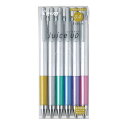 パイロット ゲルインキボールペン ジュースアップ04 メタリックカラー 6色セット 【LJP120S4-6CM】