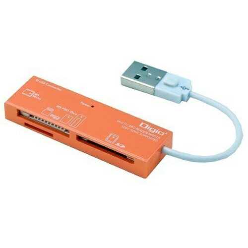 ♪(4)ナカバヤシ CRW-5M69カードリーダー・ライター オレンジ 【CRW-5M69DD】 ♪(4)ナカバヤシ CRW-5M69カードリーダー・ライター オレンジ 【CRW-5M69DD】