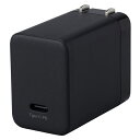 ♪(3)【送料無料】ナカバヤシ GaN 65W PD充電対応 Type-C 1ポート充電器 ブラック 【JYU-ACU06BK】
