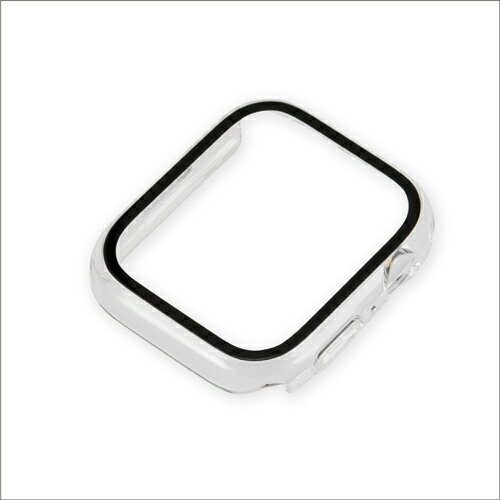 ♪(2)【送料無料 在庫限り価格】ナカバヤシ Apple Watch 45mm ガラス+ケース クリア 【SMWC-AW451CL】