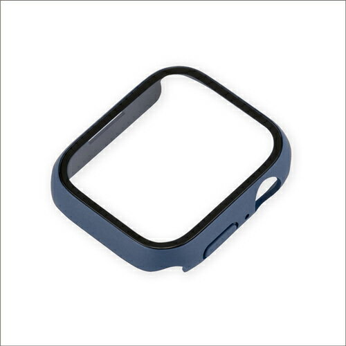 ♪(2)ナカバヤシ　Apple Watch 45mm　ガラス＋ケース　ライトブルー 【SMWC-AW451NB】