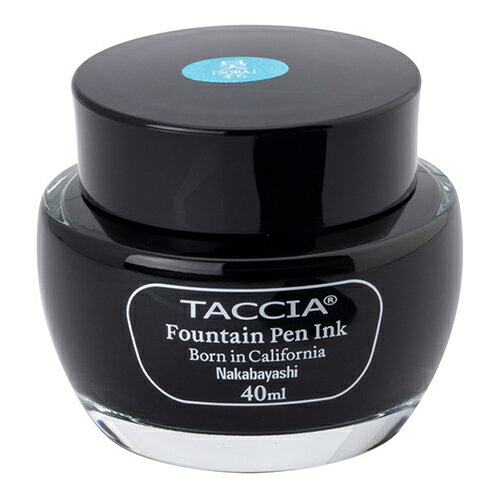 ナカバヤシ TACCIA【タッチア】 万年筆用インク(水性染料) すなおいろ・インク 40ml そら 【TFPI-WD40-11】