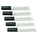 ナカバヤシ ホワイトボードマーカー 5本セット 丸芯約3mm 黒 【WMK-205D】