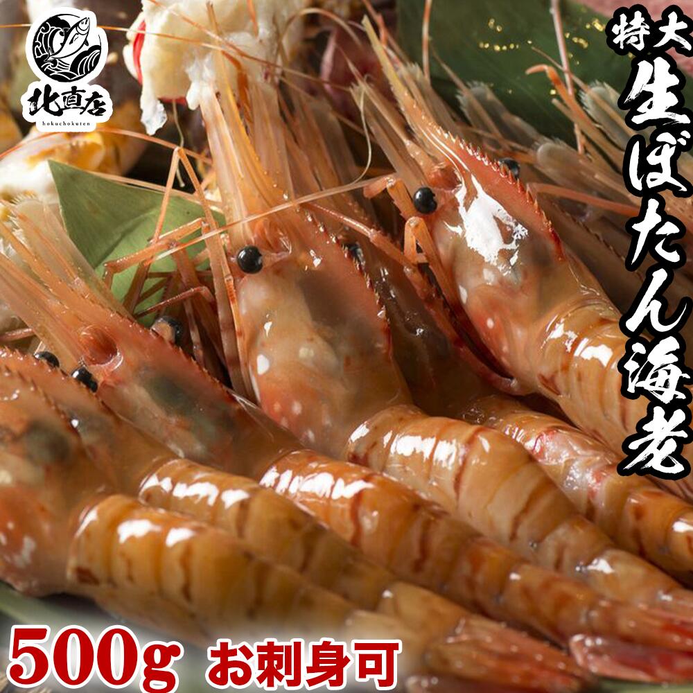 ぼたんエビ 【大ボタンエビ500g】プリプリのボタンエビ500g 期間限定送料無料　お弁当 味噌汁　おかず 簡単 　水産業界最安値に挑戦 えび 　えびの刺身 濃厚えび味噌 ボタンエビ ボタン海老 ぼたんえび 北海道加工 ギフト　北海道高品質海産物・海鮮専門店