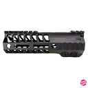 ChaosAirsoft SLR HELIX 6.7インチ M-LOK ハンドガード レプリカ 軽量 AR-15 M4 (Black)