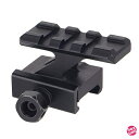 FOCUHUNTER 戦術ライフルスコープマウントベース 3スロット増高ショットライザーマウント ピカティニーウィーバーレール20mmレール対応 アルミニウム製...