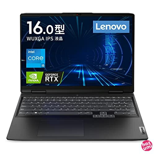 Lenovo Gaming 370i ノートパソコン ゲーミング (16.0インチ WUXGA IPS液晶 Core i5 12450H 16GB 512GB SSD RTX3060 165Hz) グレー 82SA00HMJP 【Windo