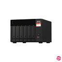 QNAP (キューナップ) NASキット 6ベイ 2.5GbE対応 PCIeスロット搭載 6ヵ月延長保証 TS-673A /AZ