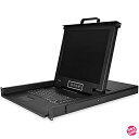 StarTech.com KVMコンソール/ラックマウント型/8ポート/17インチLCDモニター/1U/VGA/1280x1024/USB対応/MTBF 50、...