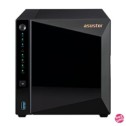 ASUSTOR Drivestor 4 Pro｜AS3304T｜個人・家庭向け｜4ベイ NASキット｜Realtek RTD1296 4コア プロセッサ、 2GB DDR4 メモリ、 2.5GbE、 USB3.2 Gen1 x3｜3年保証