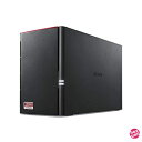 BUFFALO NAS スマホ/タブレット/PC対応 ネットワークHDD 8TB BLACK LS520D0802G 【同時アクセスでも快適な高速モデル】