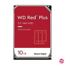 Western Digital ウエスタンデジタル WD Red Plus 内蔵 HDD ハードディスク 10TB CMR 3.5インチ SATA 7200rp...