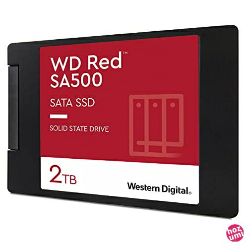 Western Digital ウエスタンデジタル WD Red SATA SSD 内蔵 2TB 2.5インチ (読取り最大 560MB/s 書込み最大 530MB/s) NAS メーカー保証5年 WDS200T1R0A-EC SA500