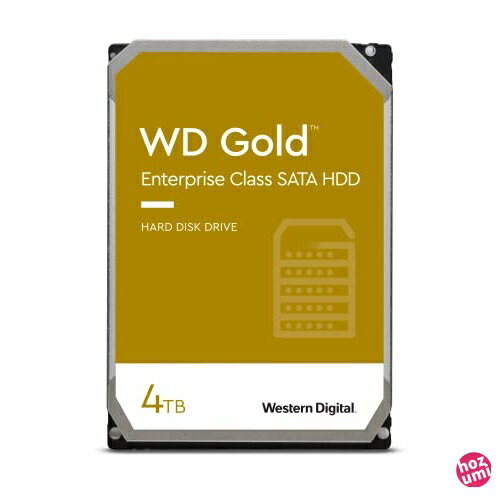 WD HDD 内蔵ハードディスク 3.5インチ 4TB WD Gold WD4002FYYZ/SATA3.0/5年保証