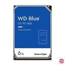 Western Digital ウエスタンデジタル WD Blue 内蔵 HDD ハードディスク 6TB SMR 3.5インチ SATA 5400rpm キャッシュ256MB PC メーカー保証2年 WD60EZAZ-EC 【国内正規取扱代