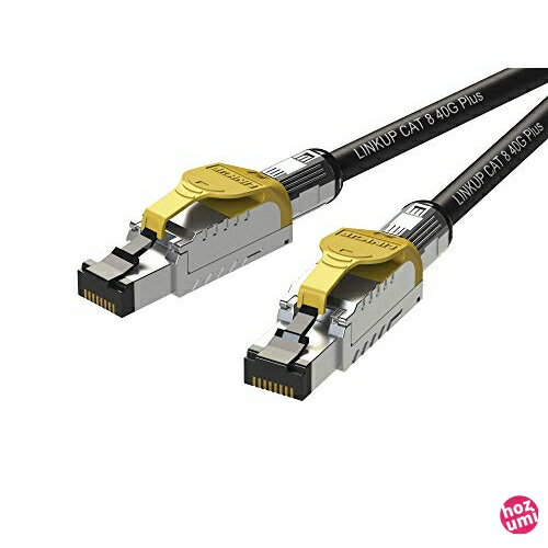 [LINKUP] Cat8 イーサネット パッチケーブルS/FTP 4ペア 22AWG スクリーン単線ケーブル | 2000MHz (2GHz) 最大40Gbps |将来の第5世代イーサネット LANネットワーク 40G構造ワイヤー- 7M