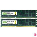 NEMIXRAM 32GB (2x16GB) DDR3-1600MHz PC3-12800 ECC RDIMM 2Rx4 1.35V 登録メモリー サーバー/ワ...