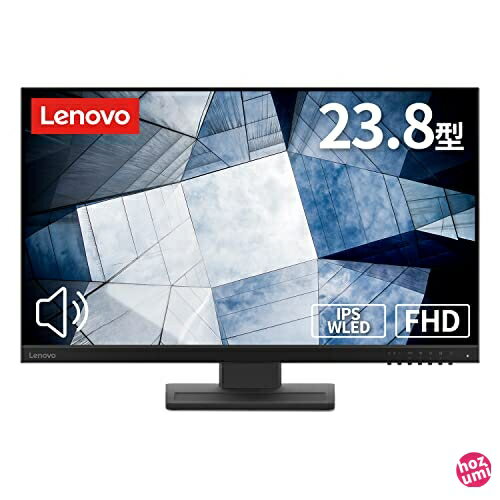 Lenovo 23.8型モニター L24-28 66EBMAC4JP(WLED液晶/メーカー/FHD/スピーカー付き/IPS非光沢/高さ調整、角度調整/VESA/HDMIケーブル付属)