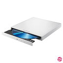 I-O DATA ポータブルDVDドライブ 保存ソフト付き Type-C/USB A搭載 Win/Mac両対応 バスパワー ホワイト DVRP-UC8W