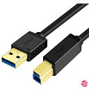 DTECH USB 3.0 ケーブル プリンターケーブル 1m タイプ...(2)