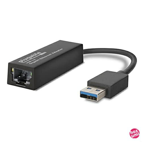 Plugable USB 3.0 ギガビット イーサネット アダプター 有線 LAN Windows 11、10、8.1、Linux、Chrome OS 互換（ASIX AX88179 チップ使用）