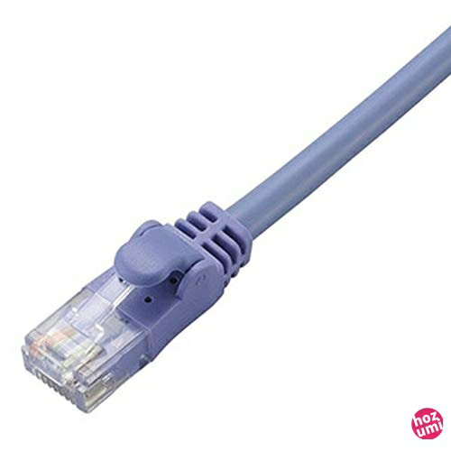 エレコム LANケーブル CAT6 0.3m 爪折れ防止コネクタ cat6準拠 スタンダード ブルー LD-GPN/BU03