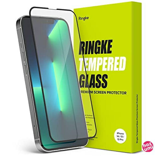 【Ringke】iPhone14 / 13 Pro / 13 フィルム 6.1インチ 2022 強化 ガラスフルカバー 液晶保護 フィルム..
