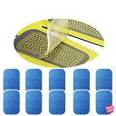 Ecivan EMS 腹筋ベルト 筋トレ器具 USB充電式 青ライト光...(4)