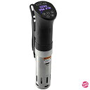 富士商 Felio NEW 低温調理器 Sous vide cooking ブラック 0.5℃単位設定可能 お知らせ機能付き F20403