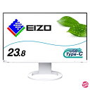 EIZO FlexScan EV2480-ZWT (23.8型モニター/1920×1080/USB Type-C対応/アンチグレアIPS/疲れ目軽減/ホワイト)