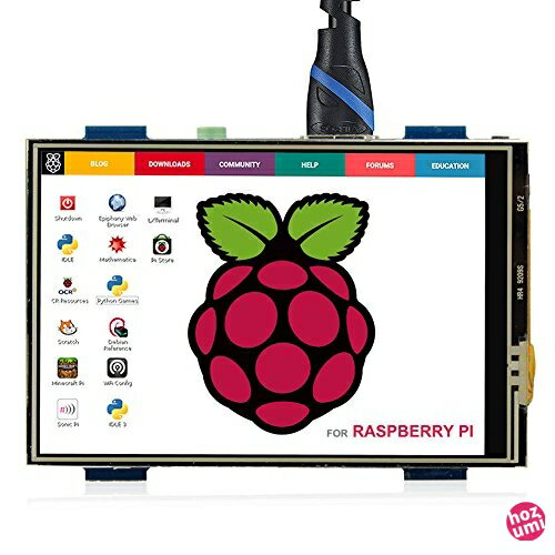 ELECROW 3.5 Х˥ Raspberry Pi 3.5 ˥ åѥͥ˥ HDMI LCD ǥץ쥤 ݡ֥˥ 480*320 վ˥ Raspberry Pi 4B