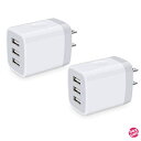 USBコンセント ACアダプター 急速充電器 15.5W 3ポート スマホ充電器【PSE認証済み/急速充電】FodLop iPhone充電器 iPad充電器 A...