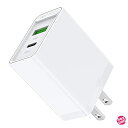 VENTION 急速 充電器 2ポート (USB-C 1ポート & USB-A 1ポート) 18W / 20W 高速充電器 携帯充電器 PD20W 対応 携帯充...