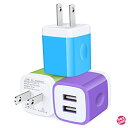 Hootek USB コンセント 2ポート USB 充電器 ACアダプター 【2.1A急速充電/PSE認証/3個セット/コンパクト】 USB電源アダプタ アイフ...