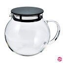 HARIO(ハリオ) ジャンピングリーフポット ブラック 600ml 日本製 JPL-60-B