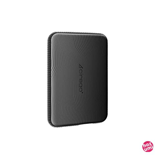 Cirago դHDD ݡ֥ϡɥǥ 1TB ॿ USB3.0 ƥϿ/PC/Mac/PS4/XBoxб Ѿ׷С (Black)