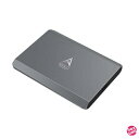 AIOLO 外付けHDD 外付けハードディスク Type-A/Type-C USB 3.0対応 テレビ録画/PC/Mac/MacBook/Chromebook/PS4/XBOX対応 高級アルミボディ (2TB)